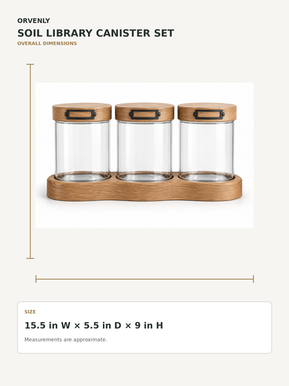 Soil Library Canister Set