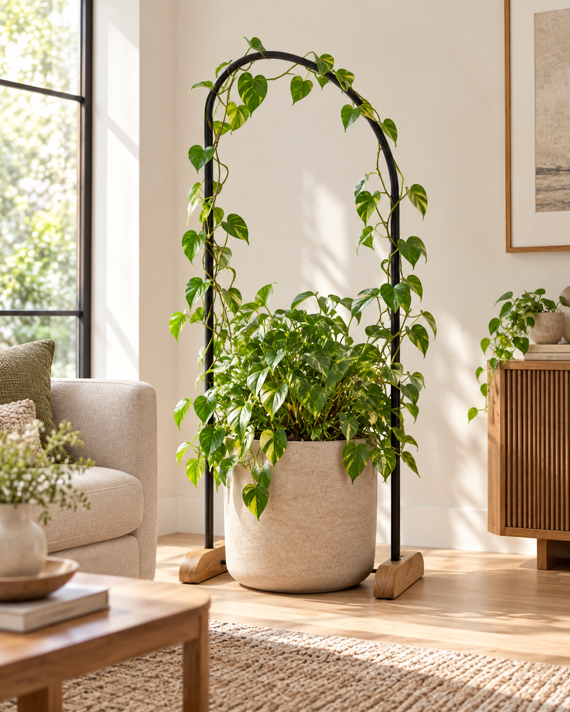 Offset Floor Trellis