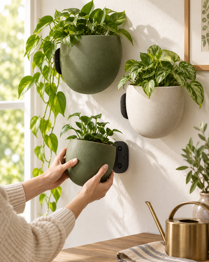Mossaria Wall Planter Set