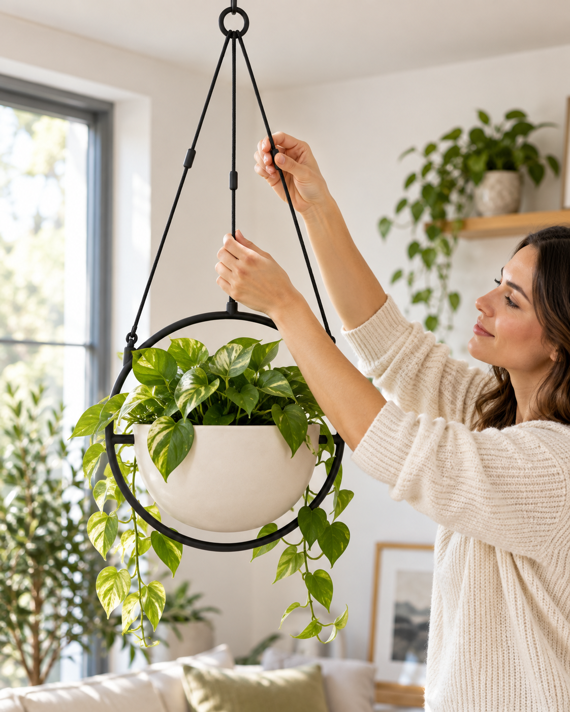 Halo Suspended Planter