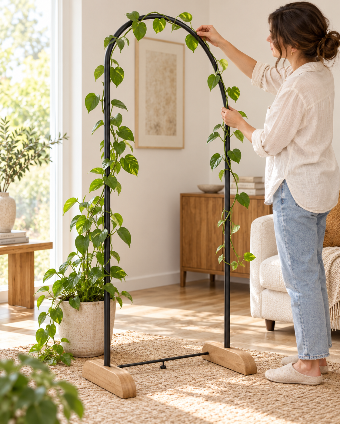 Offset Floor Trellis